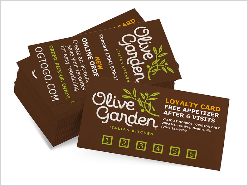 Olive Garden cards